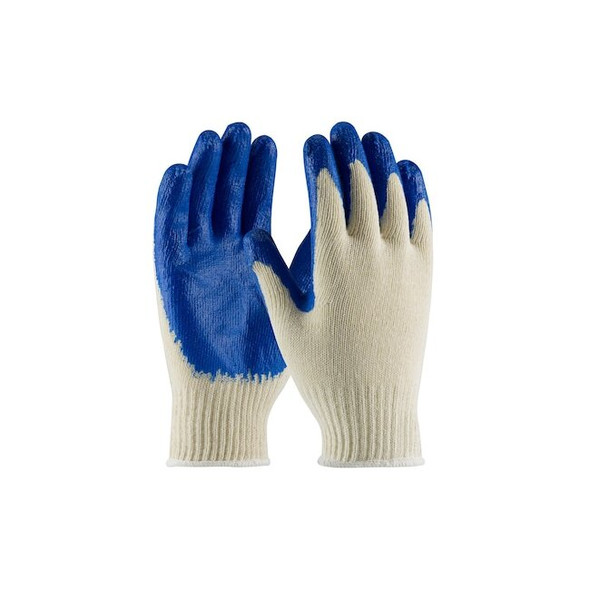 Coated Gloves, Latex, Smooth, Palm, 2 Abrasion Level, Beige, S (7) 12 PK