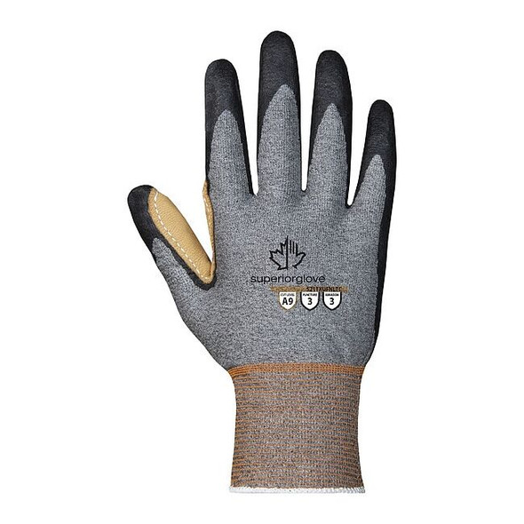 Cut-Resistant Gloves, Cut Level A9 ,Nitrile ,Foam ,2XS 1 PR
