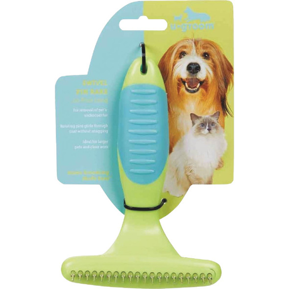 Boss Pet U-groom 20-Pin Swivel Pin Rake