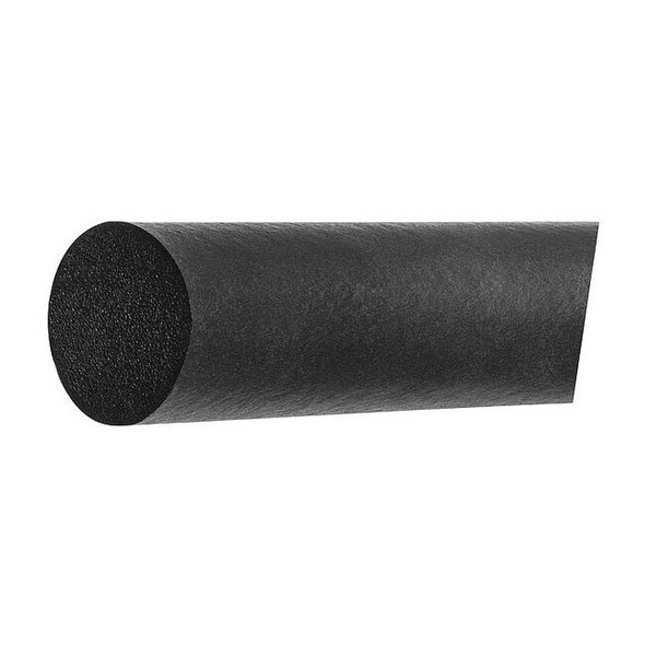 Manufacturer Varies Neoprene Cord,Diameter 1/4 in,Black ZUSA287250-15