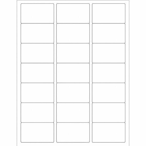 Tape Logic Rect. Laser Label,2-1/2"x1-1/2",PK2100 LL112 Tape Logic Rect. Laser Label,2-1/2"x1-1/2",PK2100 LL112