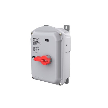 Disconnect Switch, Nonfusible, 3PST, Three Phase, NEMA 4X, Indoor/Outdoor, PBT