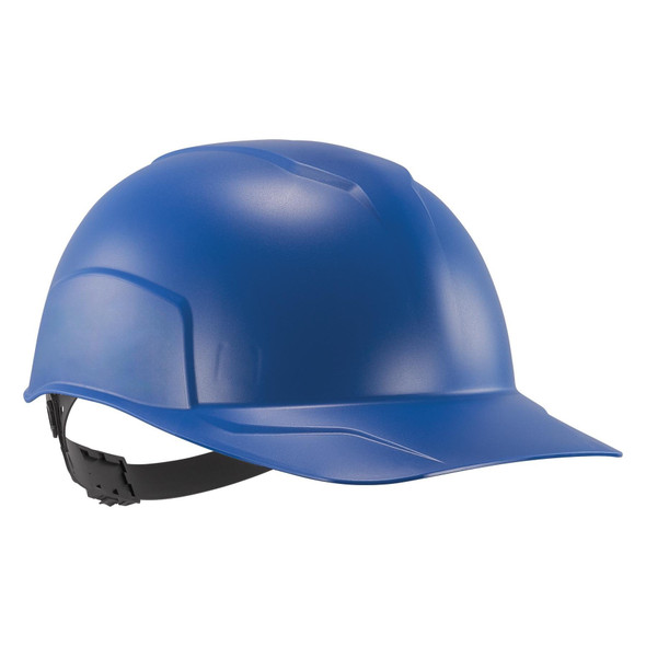 Ergodyne Bump Cap, Short Brim, Polyethylene, Ratchet Suspension, Blue 8952