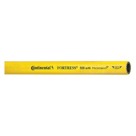 Continental Washdown Hose,3/4" ID x 25 ft.,Yellow FRT075-25-G