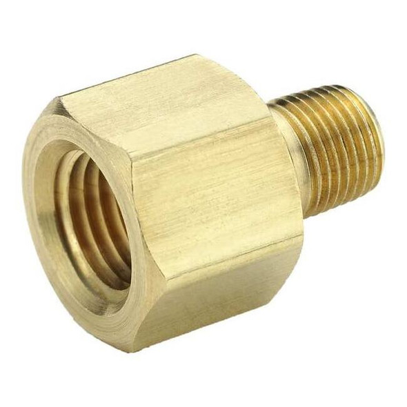 Female x Male Adapter Brass Adapter, 1/8 in Female NPT X 1/8 in Male NPT