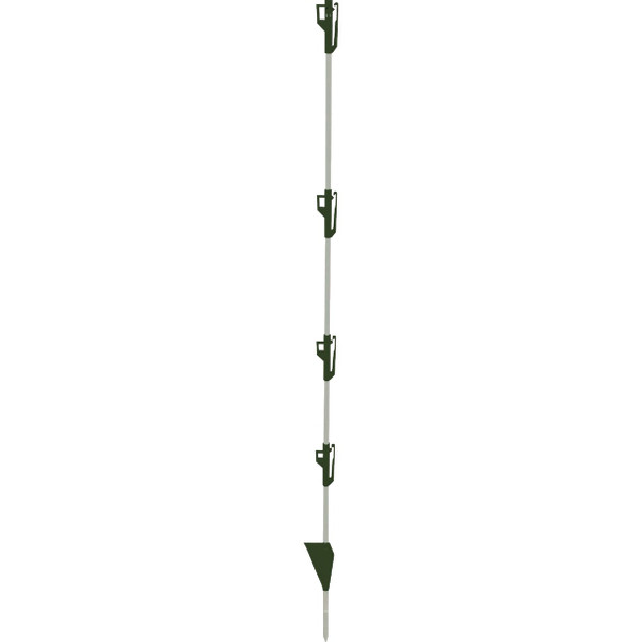 Dare 4 Ft. x 3/8 In. White Post with Step Plate 3650