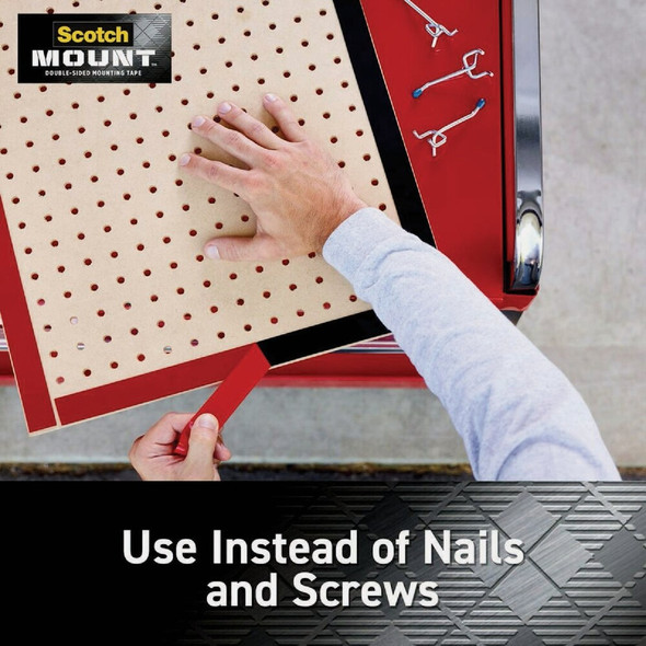 Scotch-Mount 1 In. x 60 In. Extreme Double-Sided Mounting Tape (3-Pack) 414H-3PK-DC 255039