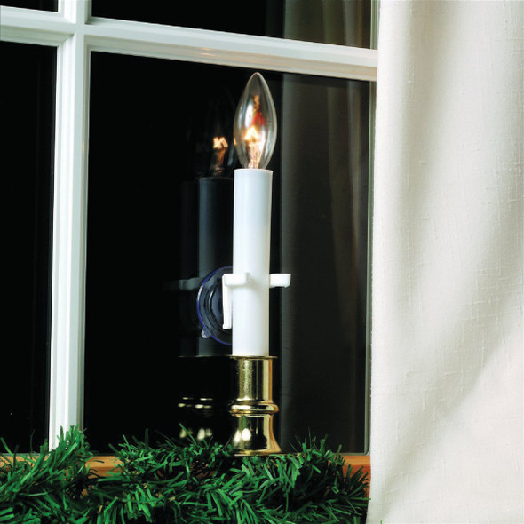 Adams Clear Plastic Window Candle Holder Clamp (4-Pack) 1550991040 905941