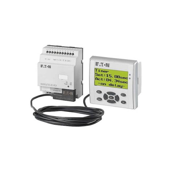 Eaton I/O Module, 4 Inputs, 4 Outputs EASY-E4-DC-8TE1
