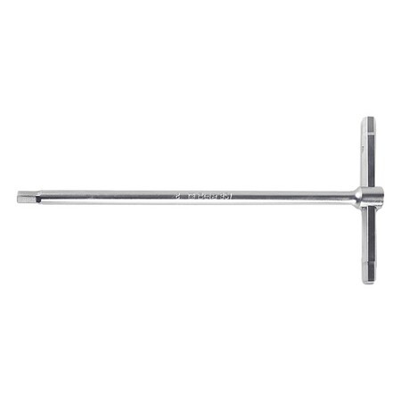 Metric Plain Hex Male Key Hex Key, 5 mm Tip Size, 8 in Long, 3 1/2 in Short