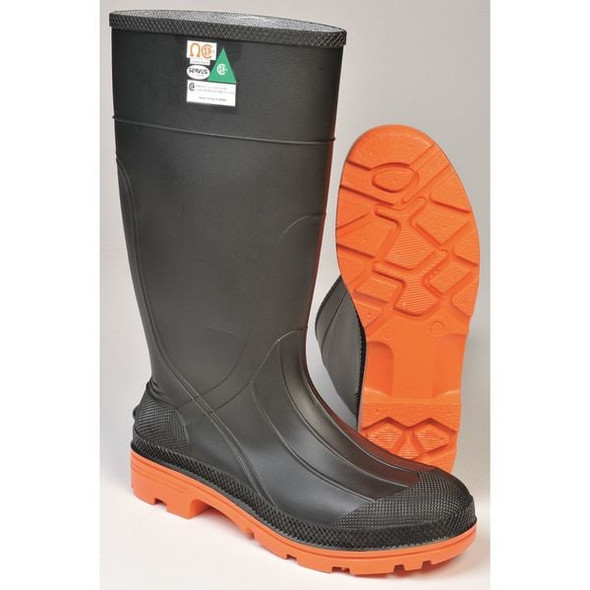 Honeywell Servus Men's Servus Rubber Boot, Steel Toe, 14" Height, Black, 11 75145C/11