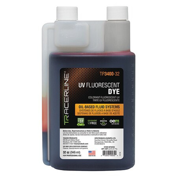 Tracerline UV Leak Detection Dye,32 oz. Size TP3400-32