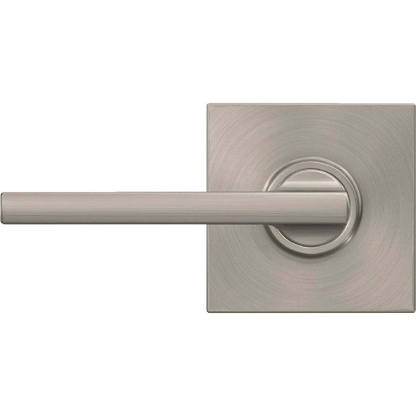 Schlage F Series Latitude Lever Collins Satin Nickel Hall & Closet Lock