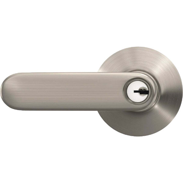 Schlage Davlin Lever Satin Nickel Keyed Entry Lock F51AVDAV619