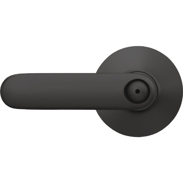 Schlage Davlin Lever Matte Black Bed & Bath Lock F40GDAV622