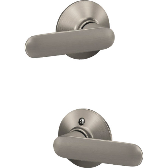 Schlage Davlin Lever Satin Nickel Hall & Closet Lock F10VDAV619 225286