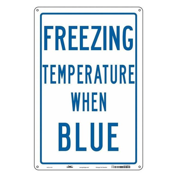 Traffic Sign, 18 in H, 12 in W, Aluminum, Vertical Rectangle, English, 477N57