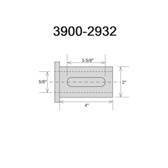 Hhip 2" OD -5-8" ID  C Type Tool Holder Bushing 3900-2932