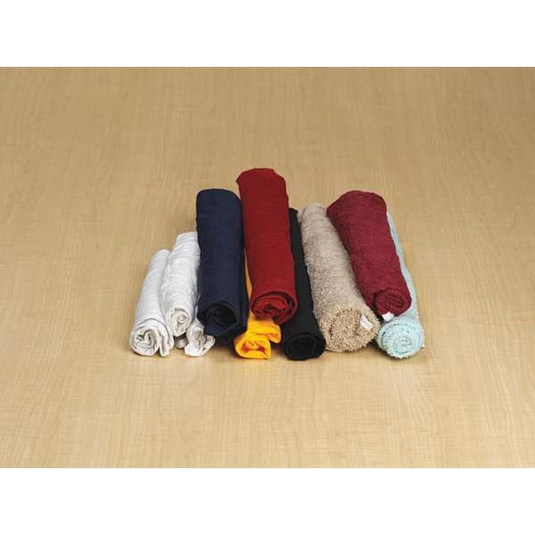 Hospeco Recycled Cotton T-shirt Cloth Rag 25 lb. Varies, White, 200PK 457-25