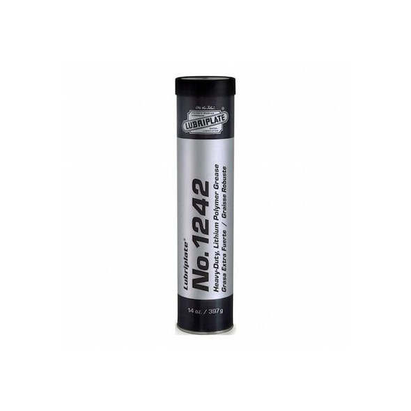 Grease, 15 oz, Cartridge, Mineral Base, 275 Degrees F Max Op Temp, Black