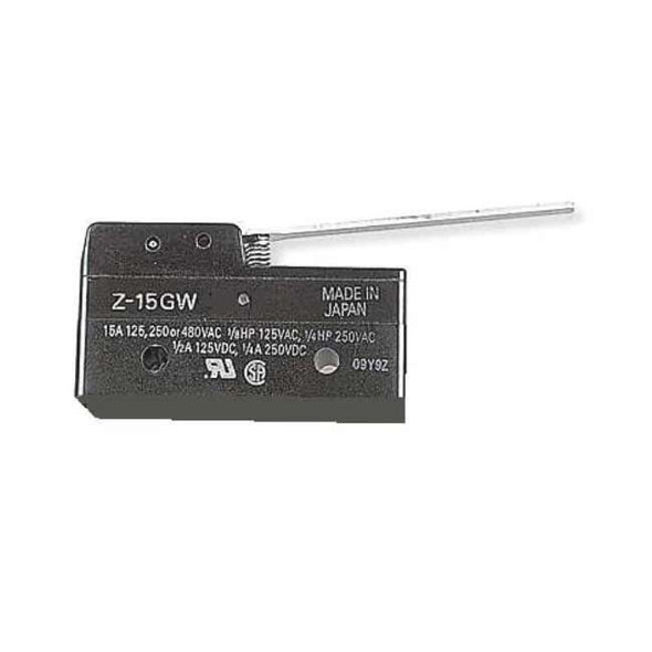 Snap Action Switch, Hinge, Lever Actuator, SPDT, 15 A at 480 V AC Contact Rating