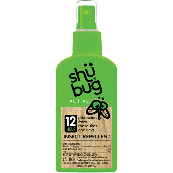 Shubug Active 4 Oz. Pump Spray Insect Repellent 105APP4PK1