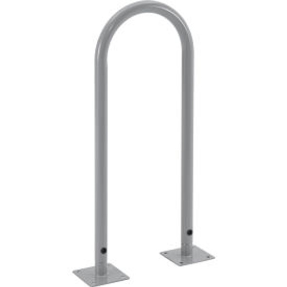 Global Industrial U-Rack Bike Rack 2-Bike Capacity Flange Mount Gray