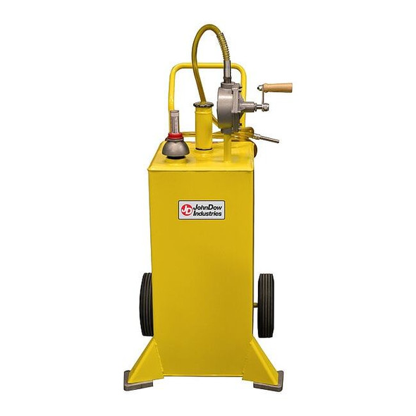 Johndow Industries Fuel Caddy,30 gal,Diesel,Yellow,Steel HGC-30-D
