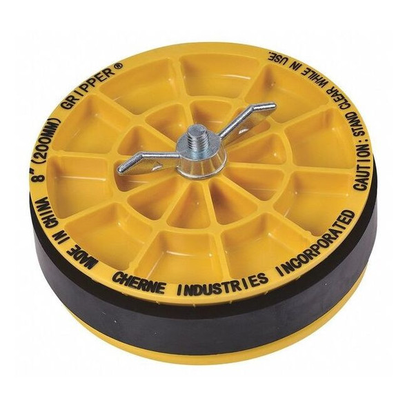 Cherne Pipe Plug,Wing Nut,3.75"H,8"Pipe 270288
