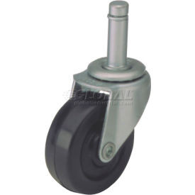 Algood Standard Chair Caster with Soft Rubber Wheel S823437S178SR - Stem Type C