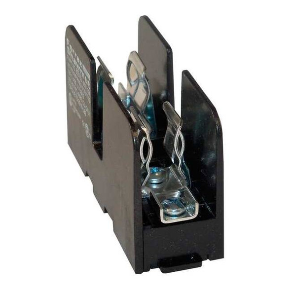 Open Fuse Block, 0 to 30A Amp Range, 600V AC/DC Volt Rating, 1 Poles, Screw