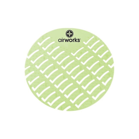 Air Works UrinalScreen,Round,Green,HerbalMint,PK60 AWUS002-BX