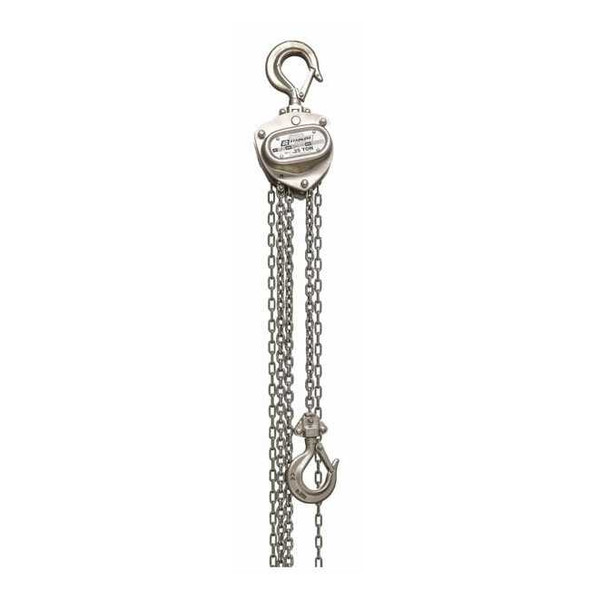 Oz Lifting Products Stainless Steel Chain Hoist OZSS025-10CH