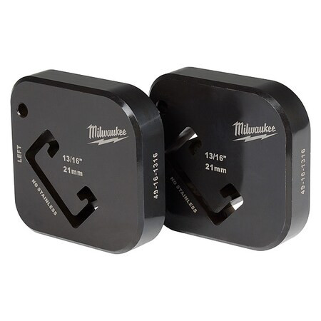 Milwaukee Tool 13/16" x 1-5/8" Single Strut Shearing Dies 49-16-1316