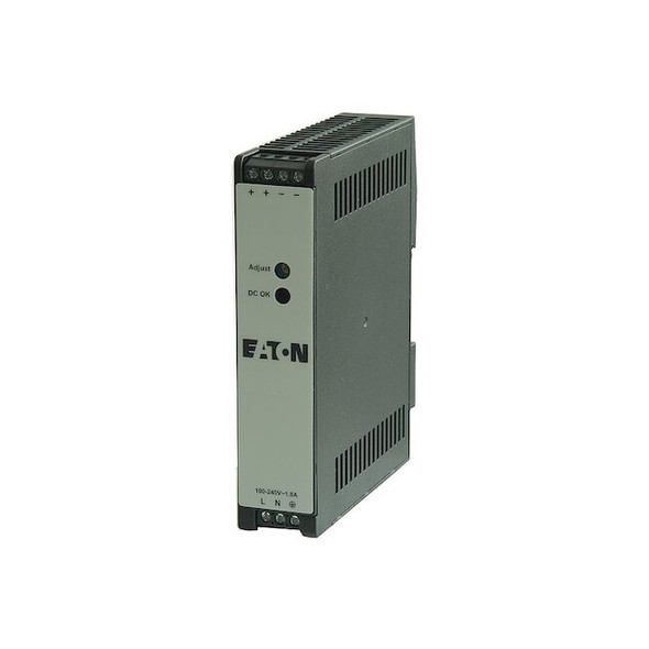 Eaton Power Supply, 100/240V AC, 12V DC, 60 W, 5 A, DIN Rail PSG60E12SPC