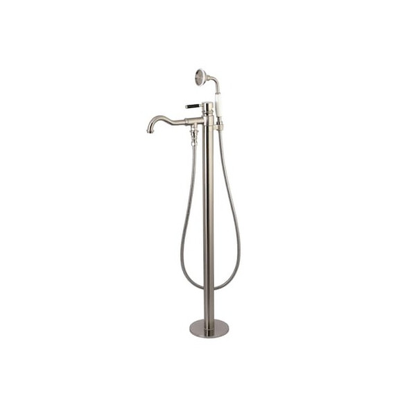 Kingston Brass Freestanding Tub Faucet, Brushed Nickel, Freestanding KS7138DKL