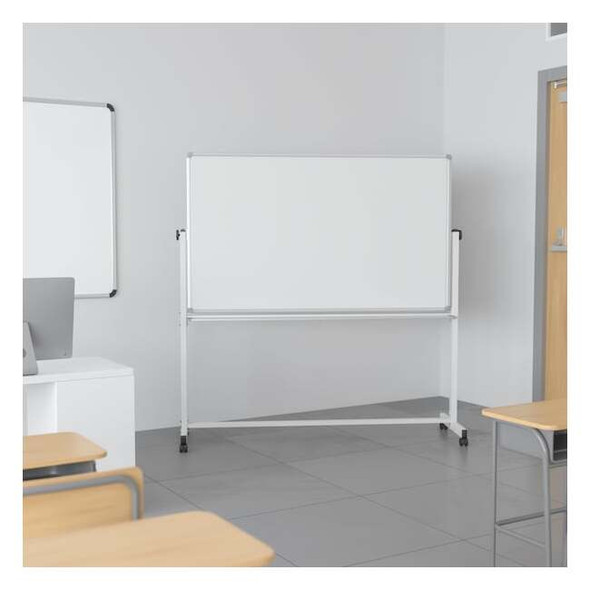 Flash Furniture White Board, 45.25W x 54.75H YU-YCI-001-GG