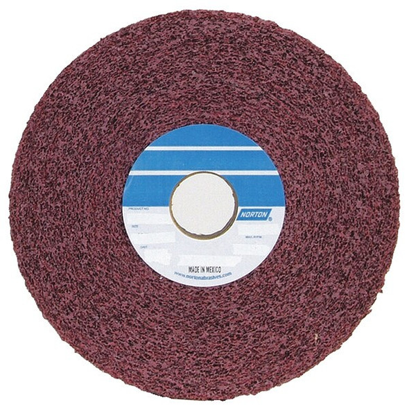 Norton Abrasives Convolute Wheel,Metal Finishng,6x1x1,MED 66261010148