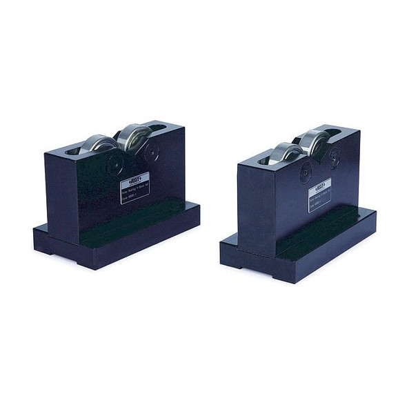 Insize Roller Bearing V-Block Set,Steel 6888-1