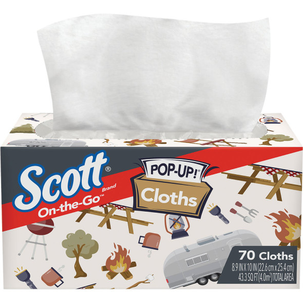 Scott On-The-Go Pop Up Cloth (70-Count) 55195