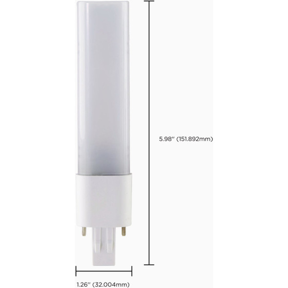 Satco 5.5w Plgx23 Ww Led Bulb S11550 506671