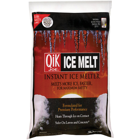 Qik Joe 50 Lb. Calcium Chloride Ice Melt Pellets 30150