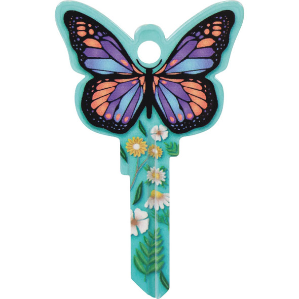 Lucky Line Butterfly Key Shapes Decorative House Key - KW1 B147K Pack of 5