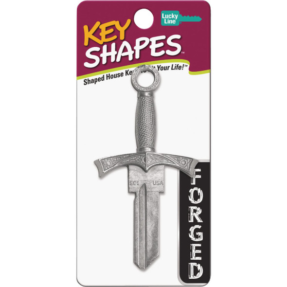 Lucky Line Forged Sword Key Shapes Decorative House Key - SC1 B301S Pack of 5 240839