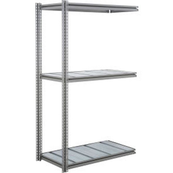 Global Industrial 3 Shelf Heavy Duty Boltless Shelving Z Beam Add On 48Wx36Dx96H