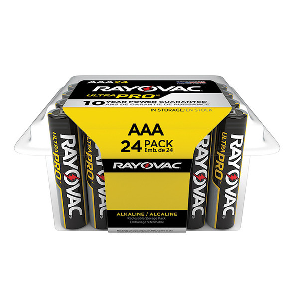 Rayovac® Ultra Pro™ AAA Alkaline Batteries, Contractor Pack, 24/Pkg