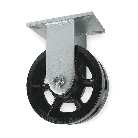 Manufacturer Varies V-Groove Rigd Castr,Cst Irn,6 in,2500 lb 1NWE7