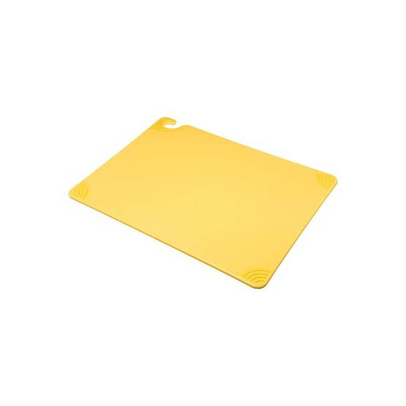 San Jamar Cutting Board,18x24 in,Yellow CBG182412YL