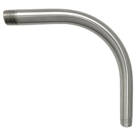IMC 90 Deg Elbow, 1/2 in, Threaded, Aluminum, Plain, Silver