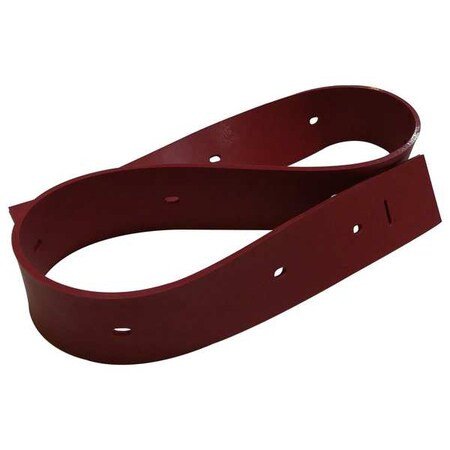 Tennant Rear Squeegee Blade,Rubber,Red 9017760